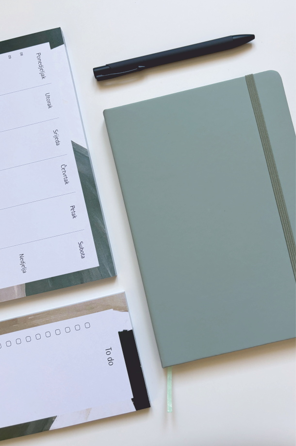 POKLON PAKET PLANNER ADDICT NOTES MINT 